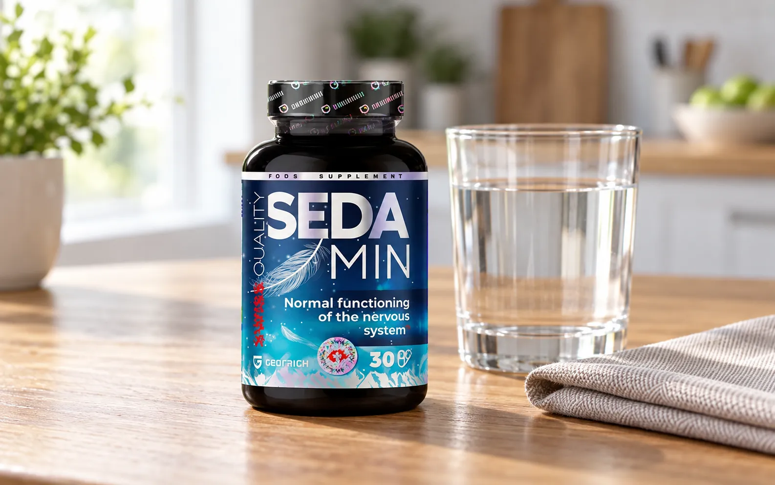 Sedamin — le produit au quotidien