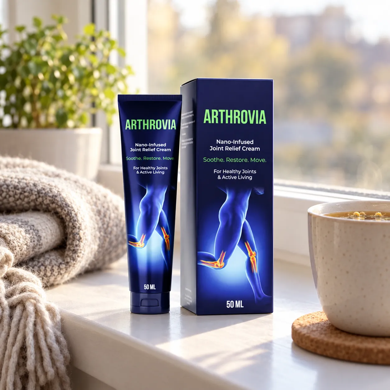 Arthrovia — le produit au quotidien