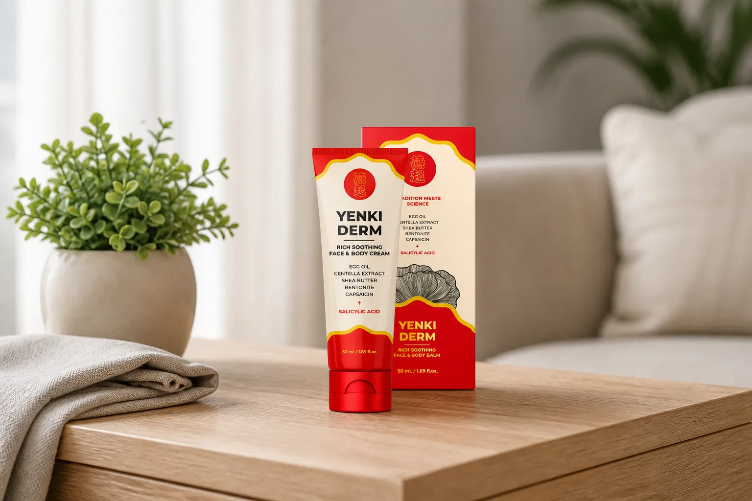 Yenki Derm — le produit au quotidien
