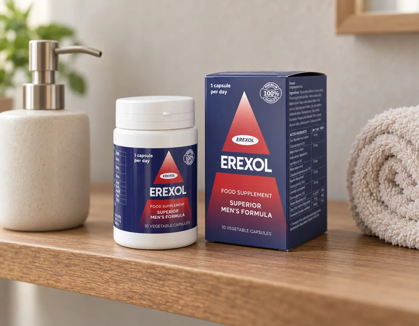 Erexol — le produit au quotidien